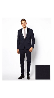 Men'S Slim Fit Suit In Dark Navy Fashion Tuxedo For Men
