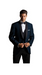 Suit Midnight Dark Navy Blue Suit For Men Tux With Black Lapel Suit Shawl Collar 1 Button Dinner Jacket Looking