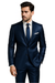 Sateen Suit - Shiny Suit - Royal Sharkskin Suit