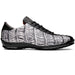 Marco Di Milano Saulo Newspaper Exotic Ostrich and Alligator Casual Sneakers