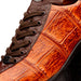 Marco Di Milano Saulo Brandy/Brown Exotic Ostrich and Alligator Casual Sneakers
