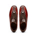 Marco Di Milano Saulo Cognac Exotic Ostrich and Alligator Casual Sneakers