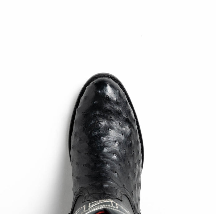 Marco Di Milano Savannah Black Ostrich Quill Round Toe Cowboy Boots - Image 5