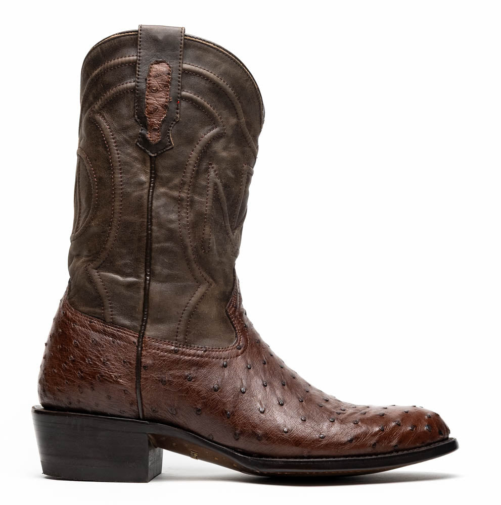 Marco Di Milano Savannah Kango Tabae Ostrich Quill Round Toe Cowboy Boots - Image 2