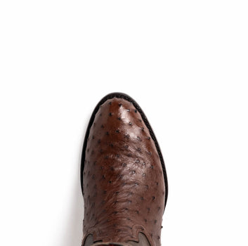 Marco Di Milano Savannah Kango Tabae Ostrich Quill Round Toe Cowboy Boots - Image 5