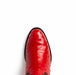 Marco Di Milano Savannah Red Ostrich Quill Round Toe Cowboy Boots