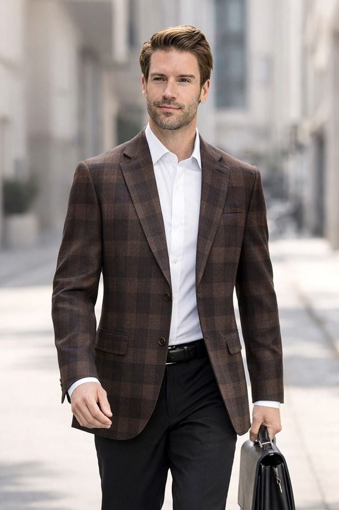 Copper Blazer Mens Sport Coat