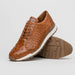 Mens Exotic Sneakers - Alligator Sneakers By Brand in Cognac