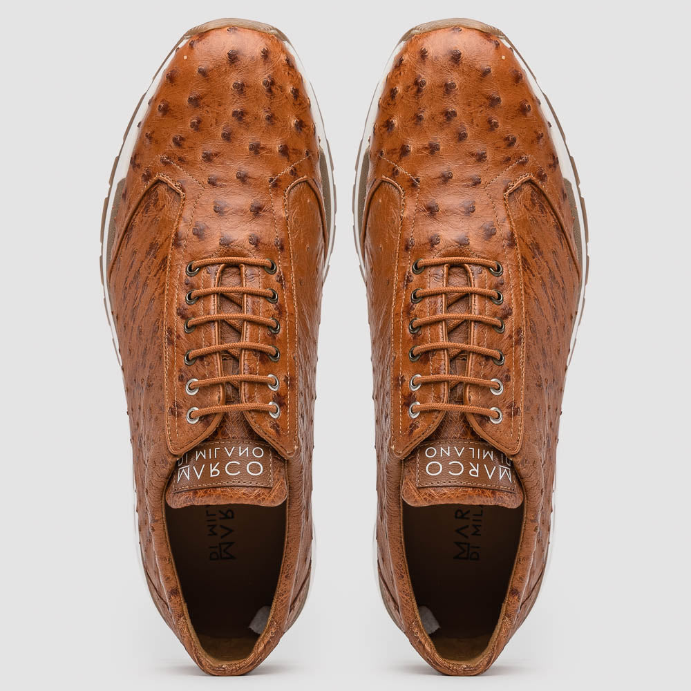 Marco Di Milano Scanno: Antique Cognac Leather Dress Shoe