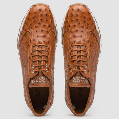 Marco Di Milano Scanno: Antique Cognac Leather Dress Shoe
