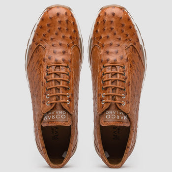 Marco Di Milano Scanno: Antique Cognac Leather Dress Shoe