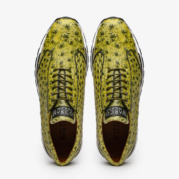 Marco Di Milano Scanno Antique Green Leather Shoe