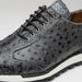 Marco Di Milano Scanno Antique Gray Ostrich Quill Sneakers