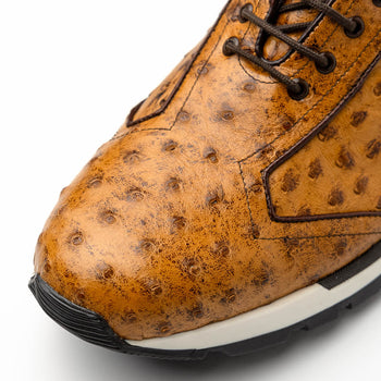 Marco Di Milano Scanno Paja Ostrich Quill Sneakers