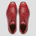 Marco Di Milano Scanno Antique Red Ostrich Quill Sneakers