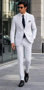 Seersucker Suit 100% Cotton Seersucker Sear sucker suit Dark Navy/White