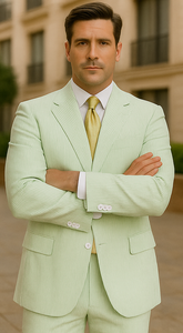 Sear Sucker Suit Seersucker Suit Mens 2pc Whitelime Mint Seersucker Sear sucker Suits