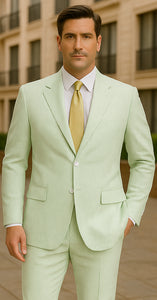 Sear Sucker Suit Seersucker Suit Mens 2pc Whitelime Mint Seersucker Sear sucker Suits