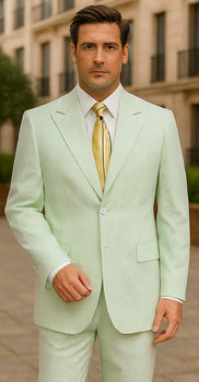 Sear Sucker Suit Seersucker Suit Mens 2pc Whitelime Mint Seersucker Sear sucker Suits