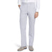 Seersucker Cotton Pant in Navy and White (Hampton Plain Front) by Berle