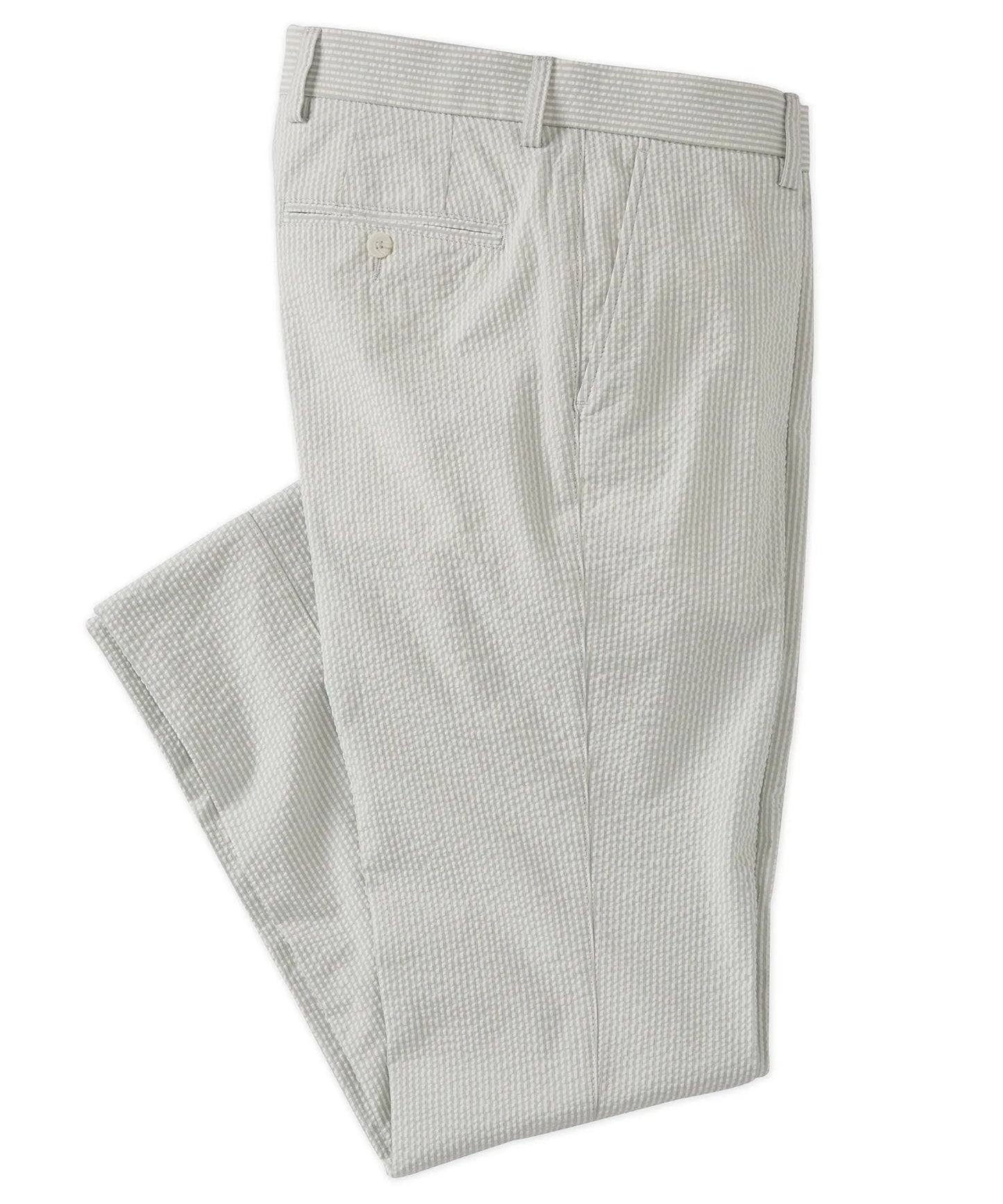 Seersucker Cotton Pants in Choice of Colors (Atwater Modern Fit) by Ballin