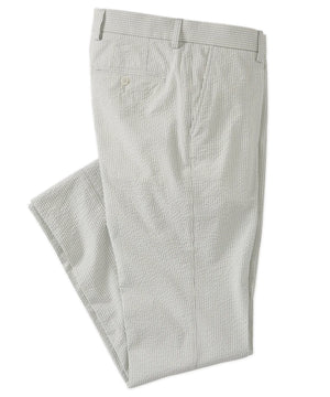 Seersucker Cotton Pants in Choice of Colors (Atwater Modern Fit) by Ballin