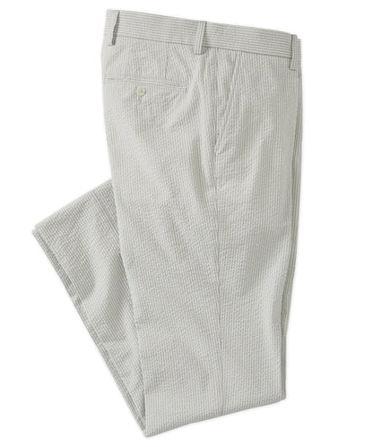Seersucker Cotton Pants in Choice of Colors (Atwater Modern Fit) by Ballin