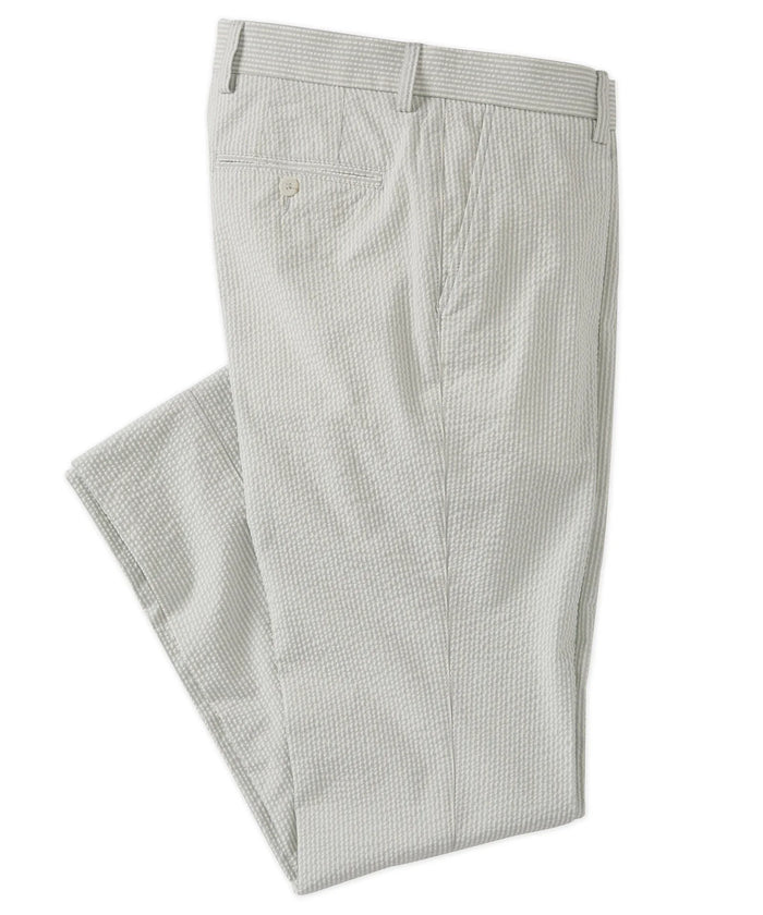 Seersucker Cotton Pants in Choice of Colors (Atwater Modern Fit) by Ballin
