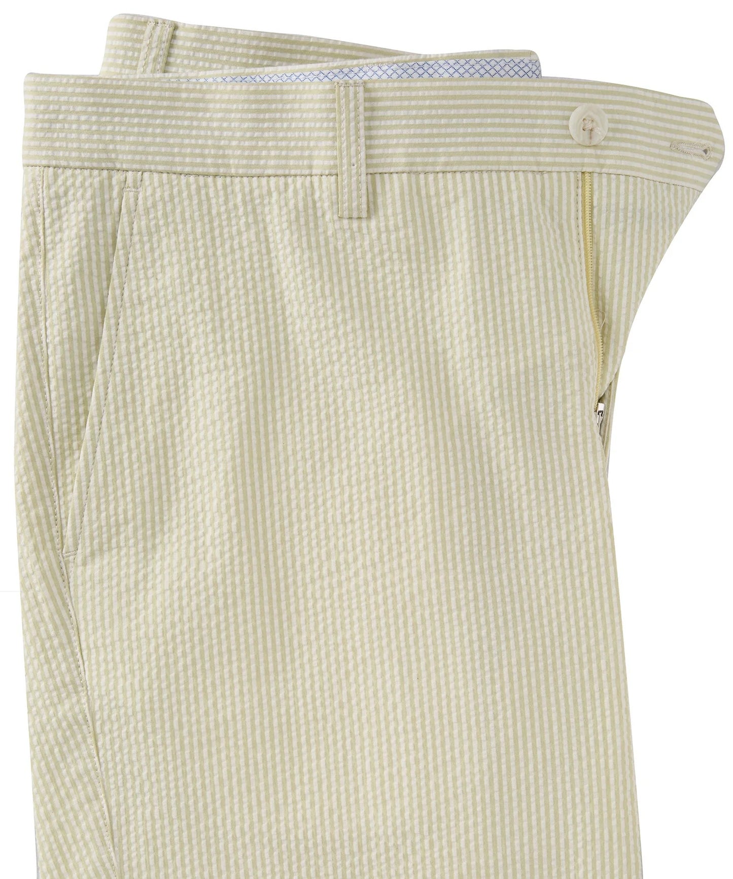 Seersucker Cotton Pants in Choice of Colors (Atwater Modern Fit) by Ballin