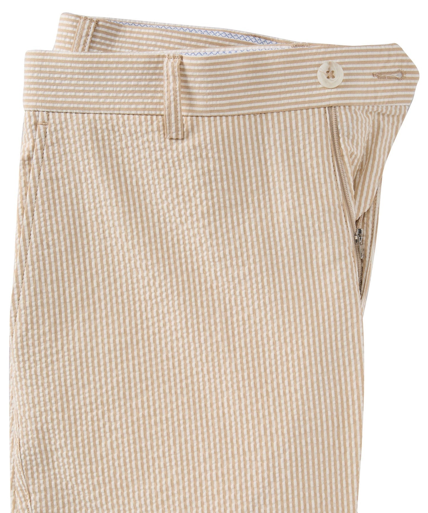Seersucker Cotton Pants in Choice of Colors (Atwater Modern Fit) by Ballin