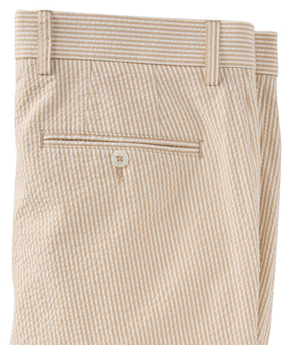 Seersucker Cotton Pants in Choice of Colors (Atwater Modern Fit) by Ballin