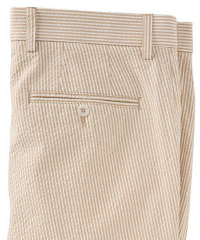 Seersucker Cotton Pants in Choice of Colors (Atwater Modern Fit) by Ballin