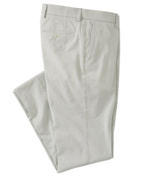 Seersucker Cotton Pants in Choice of Colors (Atwater Modern Fit) by Ballin