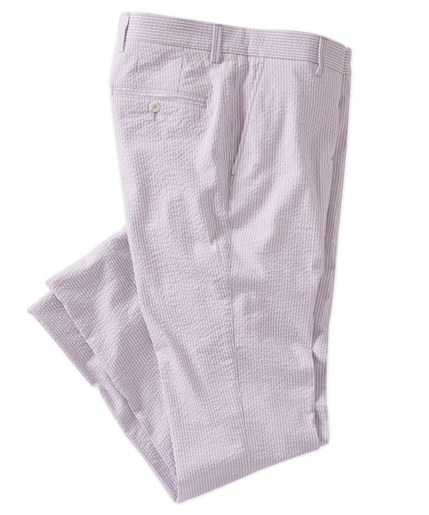 Seersucker Cotton Pants in Choice of Colors (Atwater Modern Fit) by Ballin