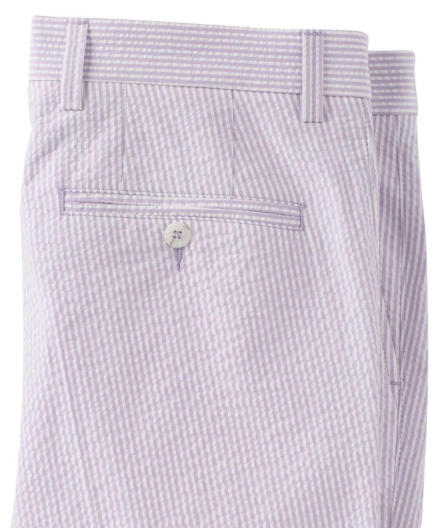 Seersucker Cotton Pants in Choice of Colors (Atwater Modern Fit) by Ballin