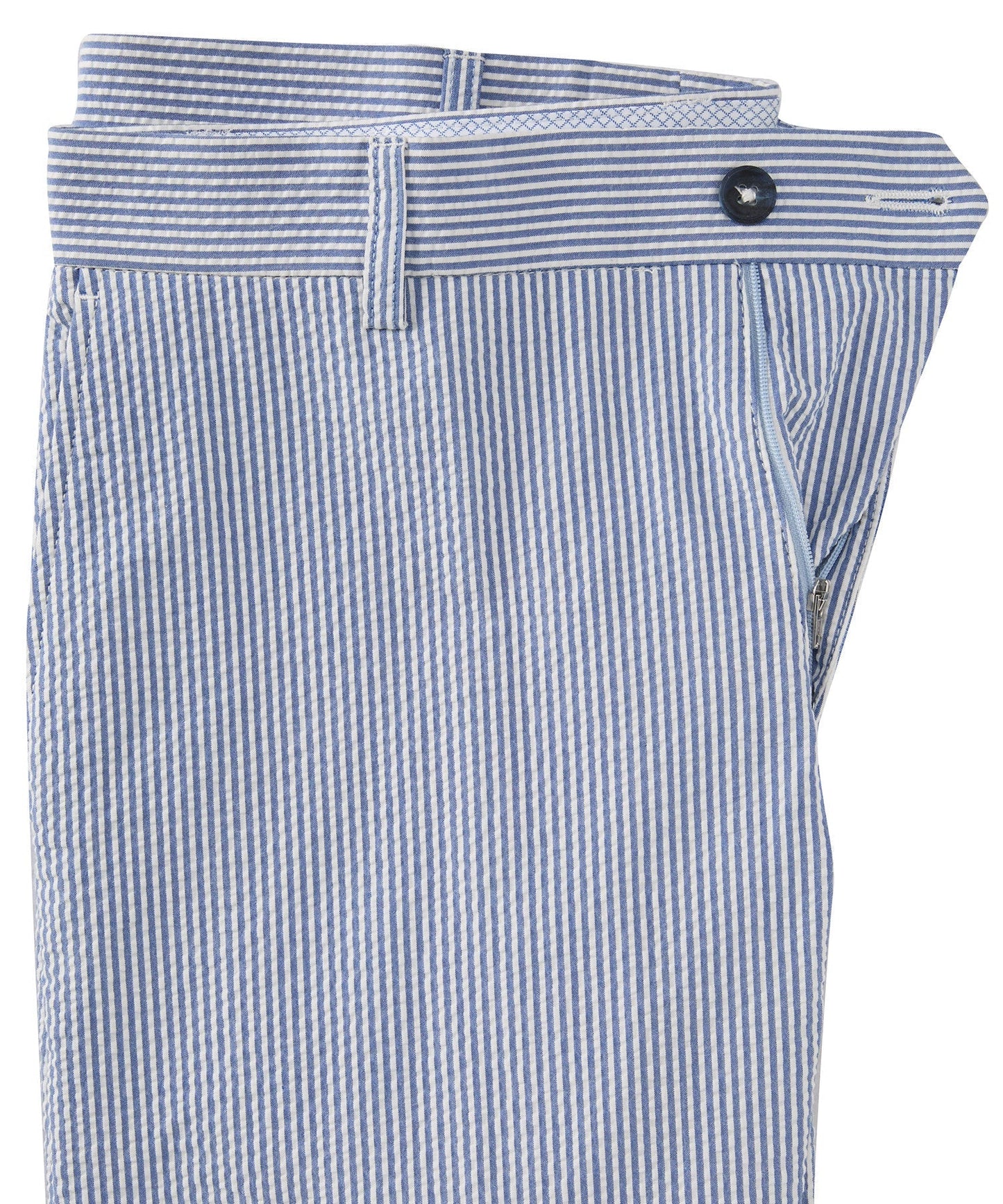 Seersucker Cotton Pants in Choice of Colors (Atwater Modern Fit) by Ballin
