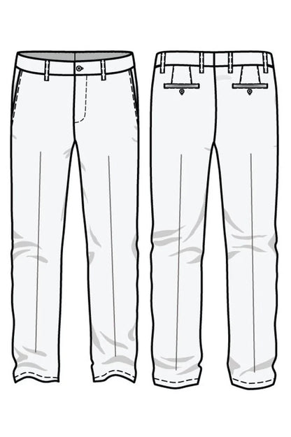 Seersucker Cotton Pants in Choice of Colors (Atwater Modern Fit) by Ballin