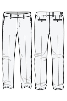Seersucker Cotton Pants in Choice of Colors (Atwater Modern Fit) by Ballin