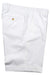 Seersucker Cotton Short in White, Size 32 (Hampton9 Plain Front) by Berle
