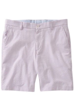 Seersucker Shorts in Lilac, Size 32 (College Modern Fit - 8" Inseam) by Ballin