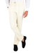 Tiglio Luxe Offwhite Semi-Wide Leg Wool Marbella Dress Pants