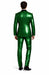 Sequin Suit - Shiny Suit - Emerald Green Suit - Metallic Fabric - Stage Tuxedo - Groom Suit Jacket + Pants