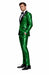 Sequin Suit - Shiny Suit - Emerald Green Suit - Metallic Fabric - Stage Tuxedo - Groom Suit Jacket + Pants