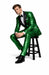 Sequin Suit - Shiny Suit - Emerald Green Suit - Metallic Fabric - Stage Tuxedo - Groom Suit Jacket + Pants