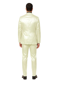 Shiny Ivory Suit - Shiny Tuxedo