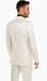 Shiny Sharkskin Metallic 2 Button Suits Off-White