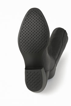 Los Altos Boots Lizard Teju R-Toe Black Cowboy Boots - Image 6