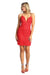 Quince Dama Dresses - Short Quinceanera Dresses in Color Red