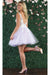Quince Dama Dresses - Short Quinceanera Dresses in Color Lilac