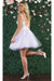 Quince Dama Dresses - Short Quinceanera Dresses in Color Lilac